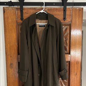 Vintage Bloomingdale’s Olive/Brown Trench Coat